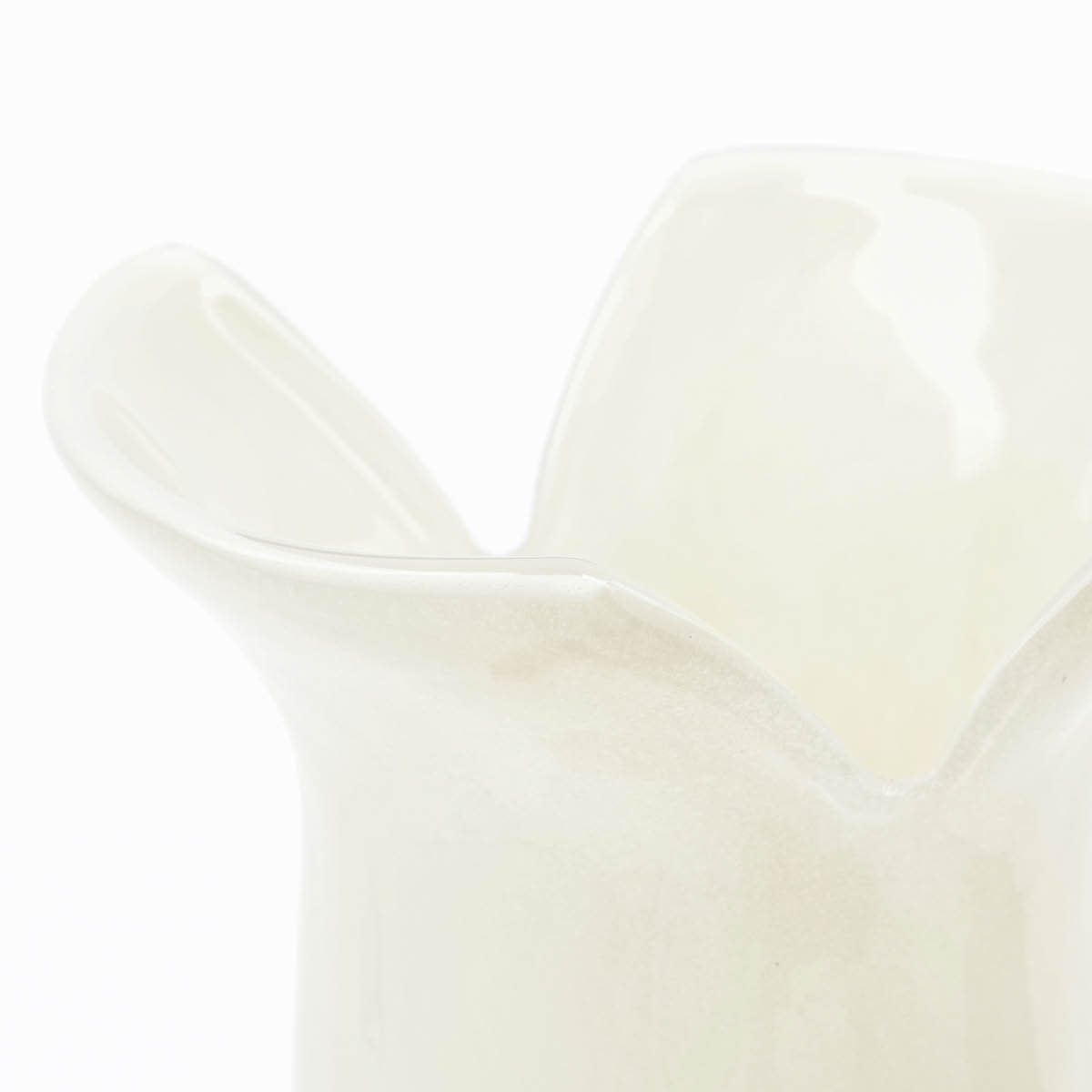 House Doctor Cuff Maljakko 24 cm Offwhite