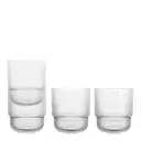 Blanka vattenglas 40 cl 4-pack klar