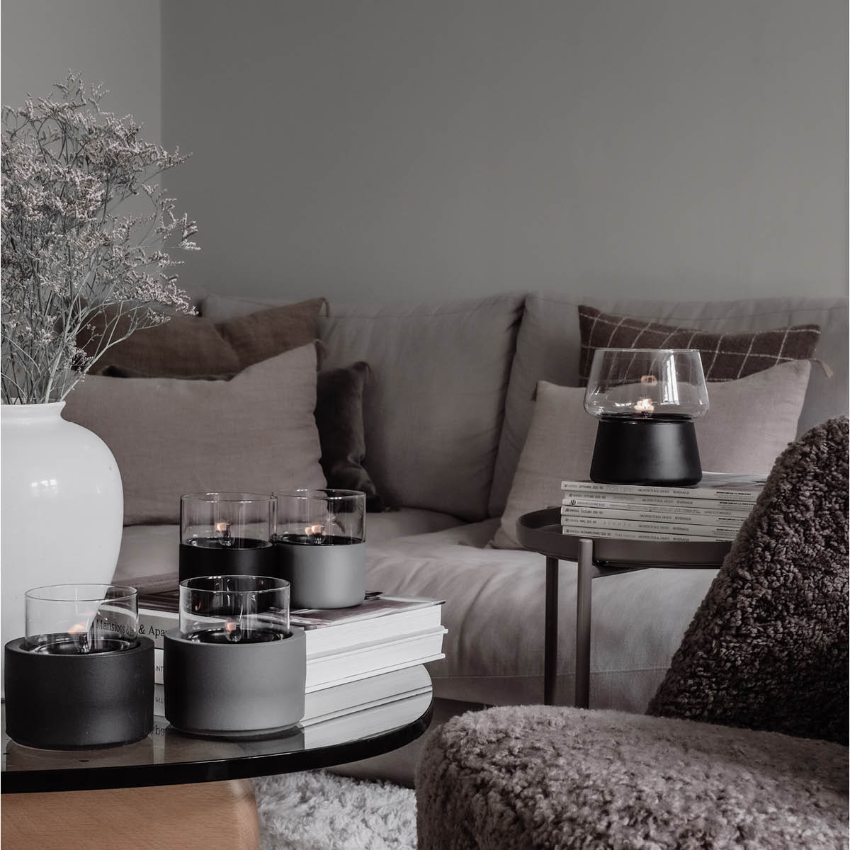 Tenderflame Lilly 10 Sisustustuli Vaaleanharmaa