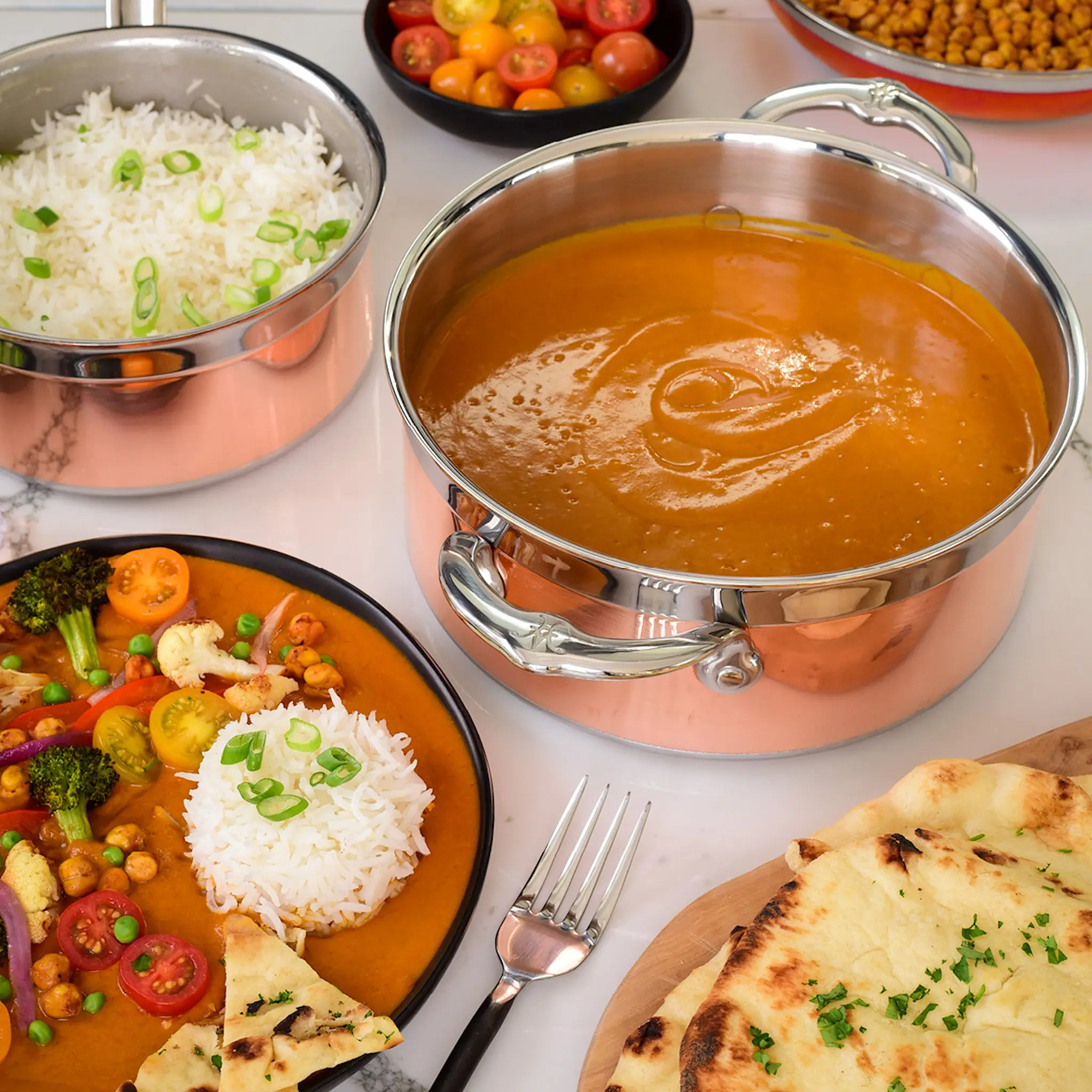 Hestan Copperbond Gryta med lock 2,8 L Koppar