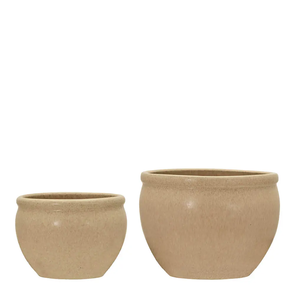 Vale potte 2 stk beige