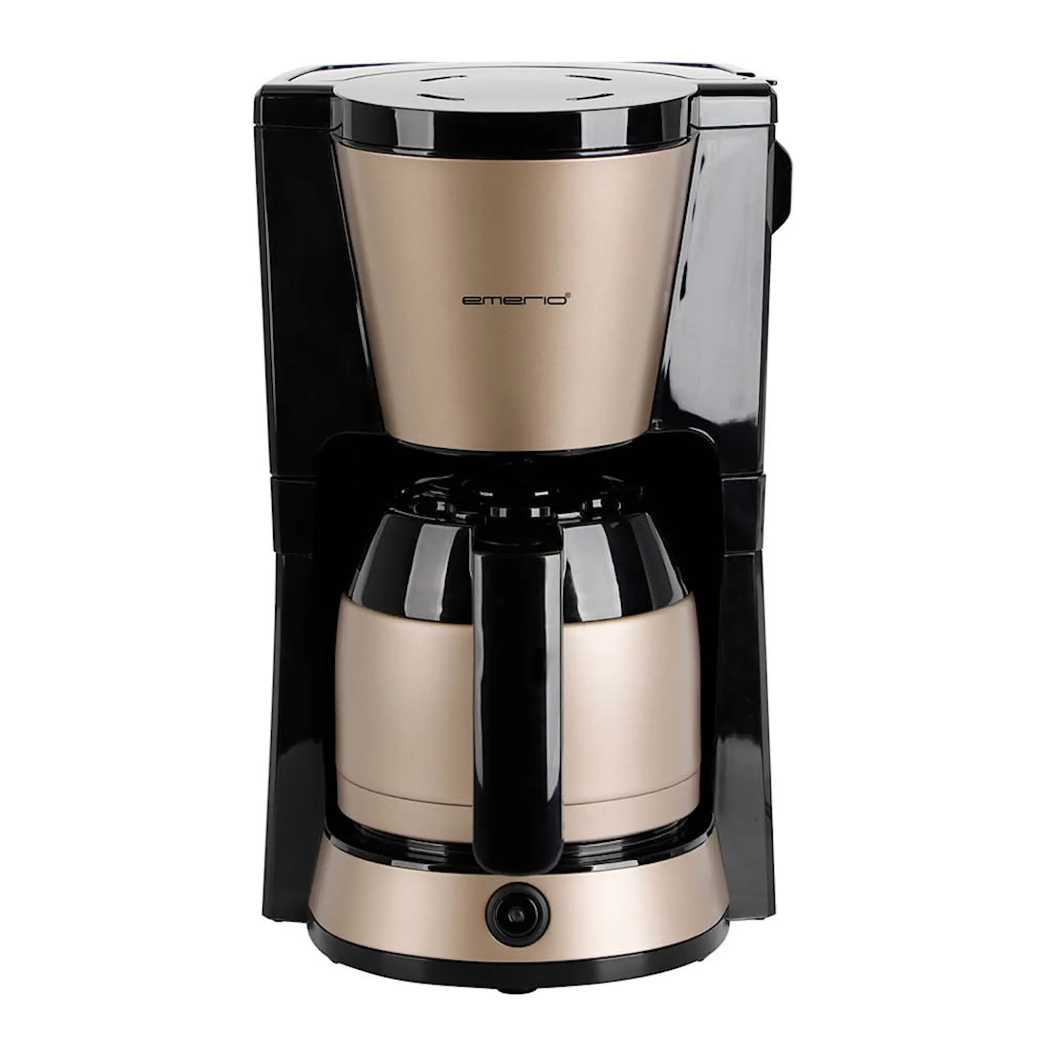 EMERIO Satin Gold Line kaffebryggare 1 L svart