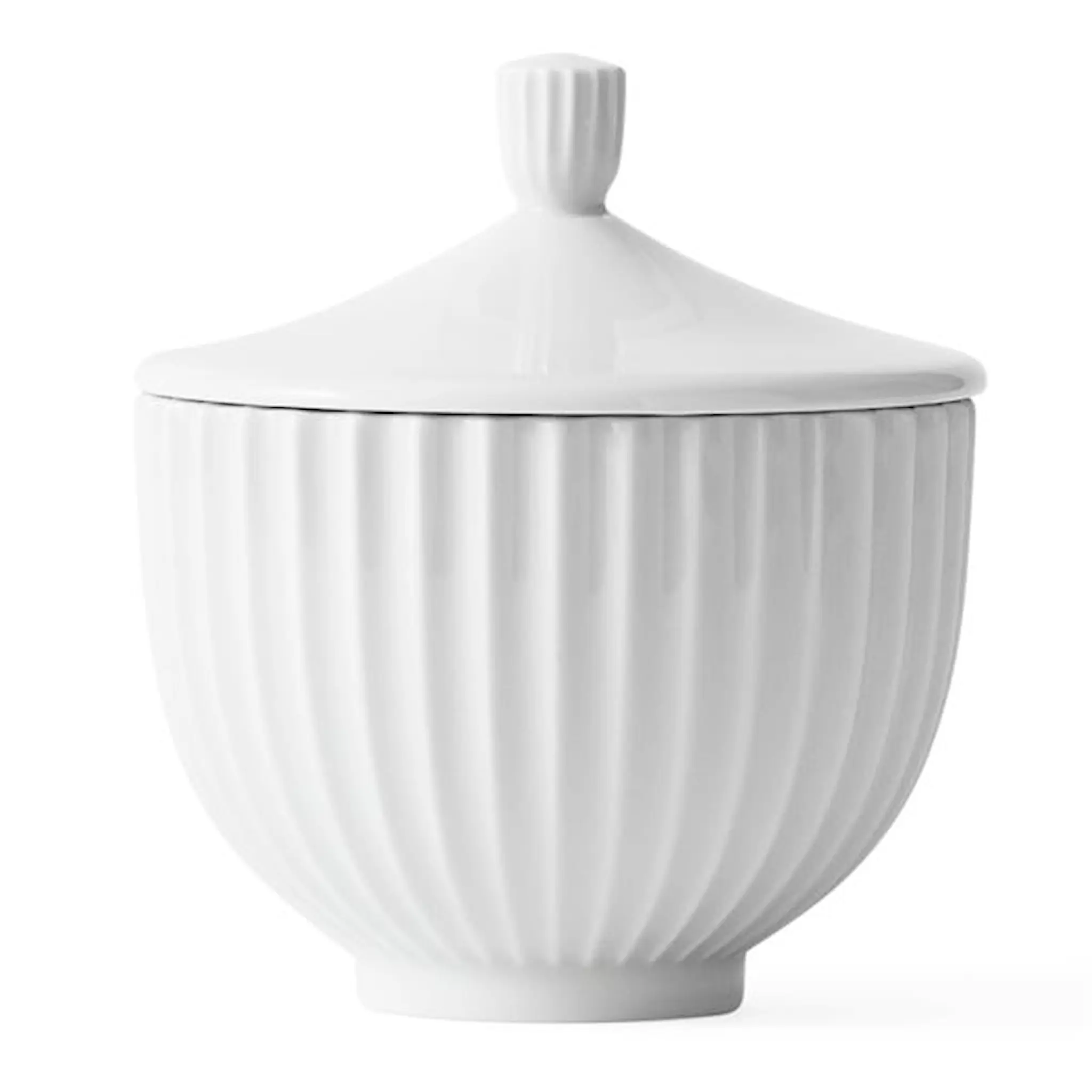 Lyngby Porcelæn Lyngby Bonbonjär 10 cm Porslin Vit
