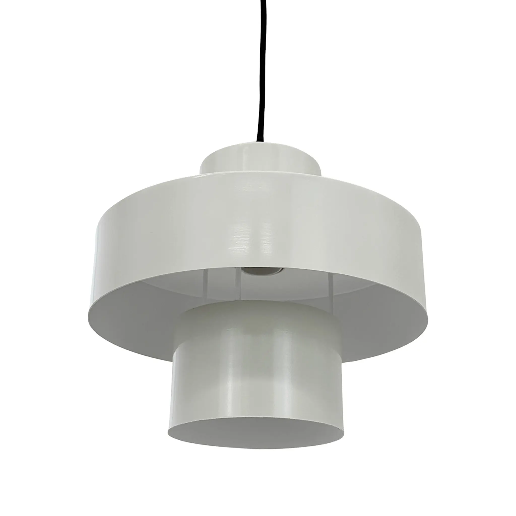 Dyberg Larsen Stoke pendellampa 16,5 cm vit