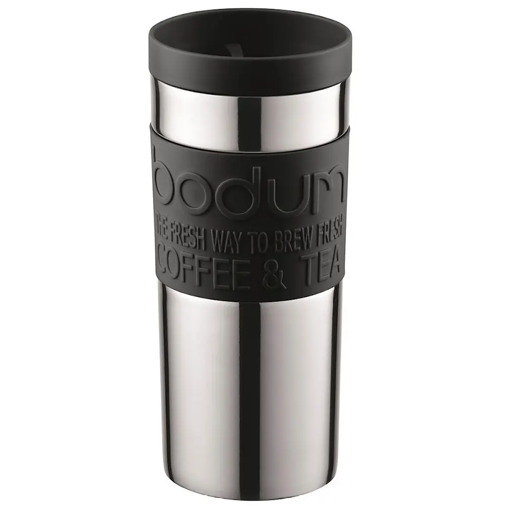 Travel Mug Matkamuki 35 cl Musta/Kromi