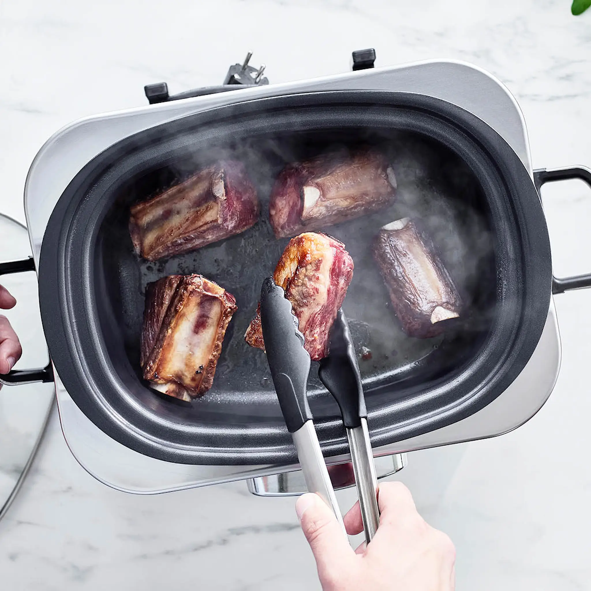 GreenPan Elite slowcooker 6L svart