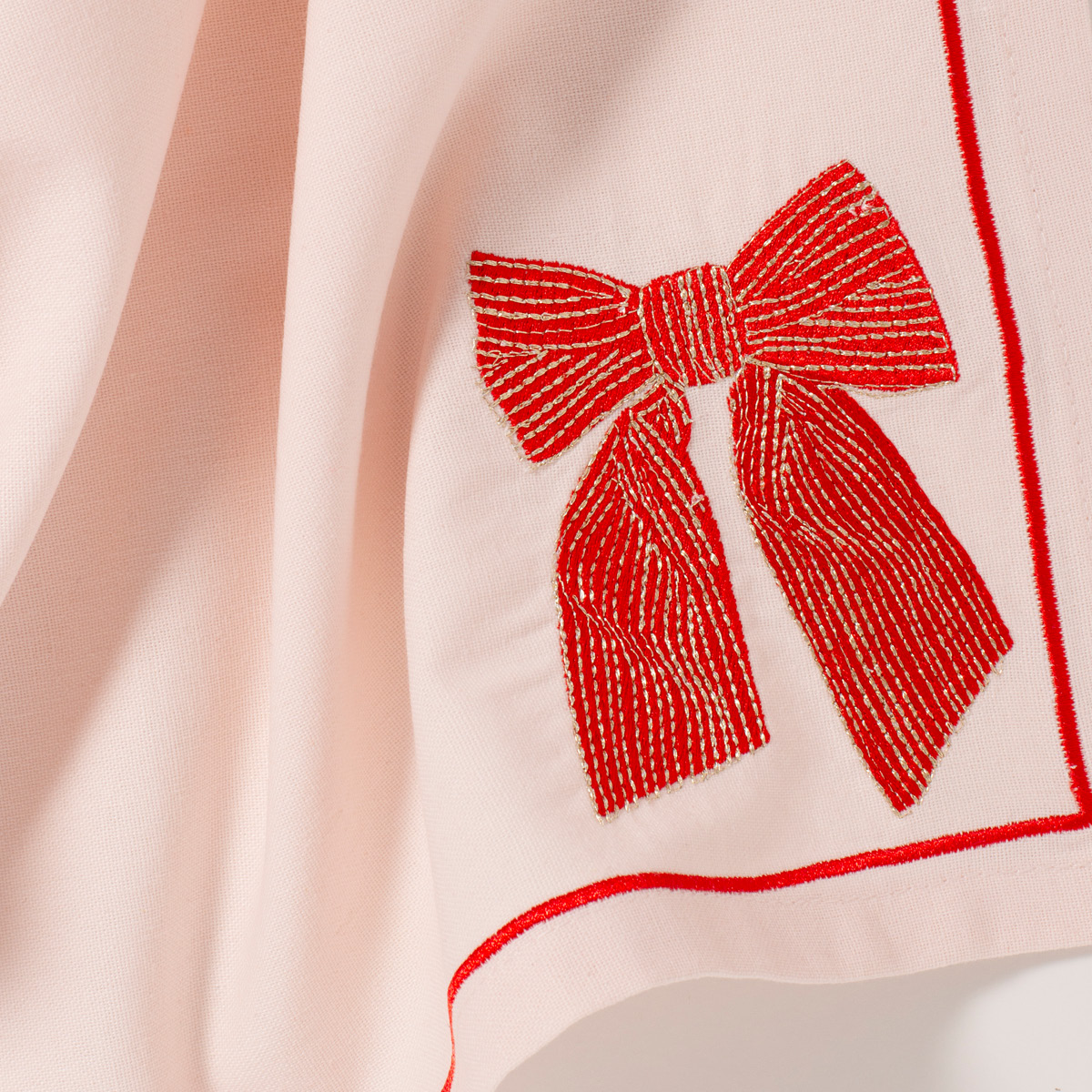 Vondels Santa's Favorites servett 45 cm 2-pack Rosett rosa