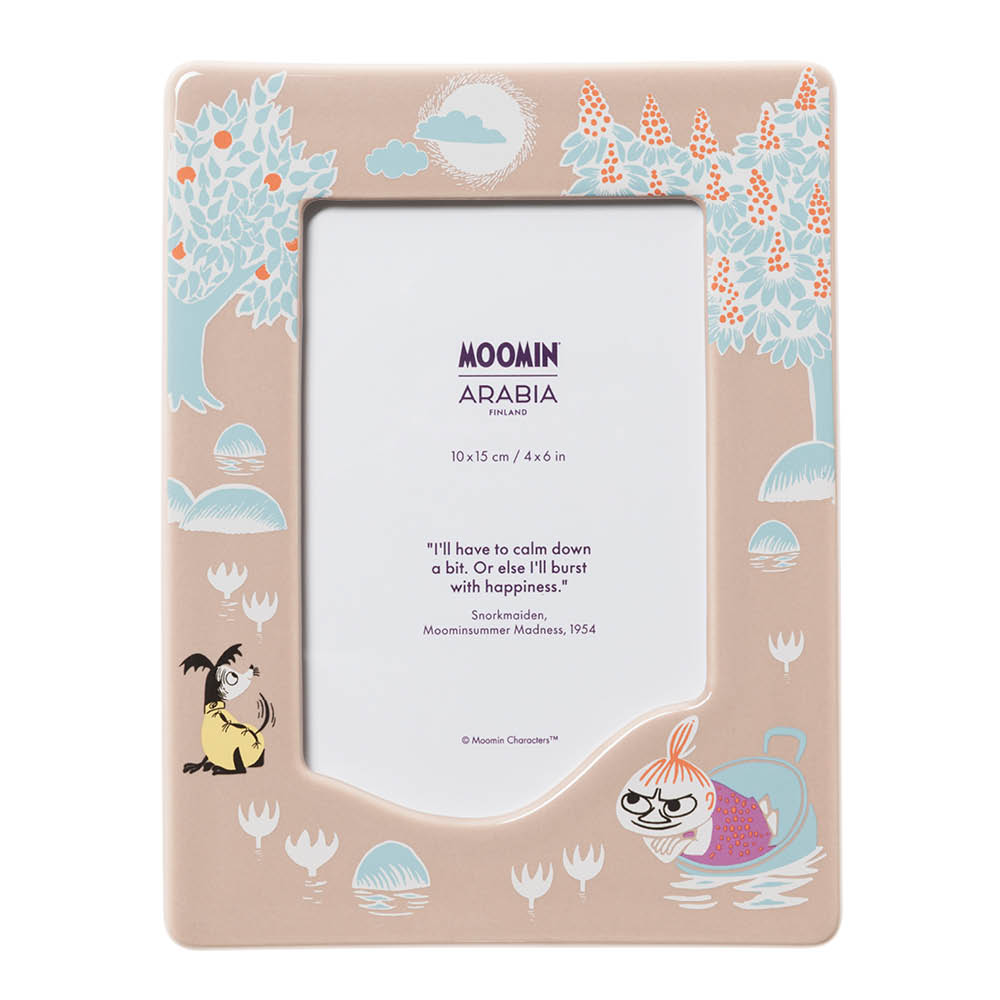 Moomin Arabia Mummi fotoramme 10x15 cm Under paraplyen mult