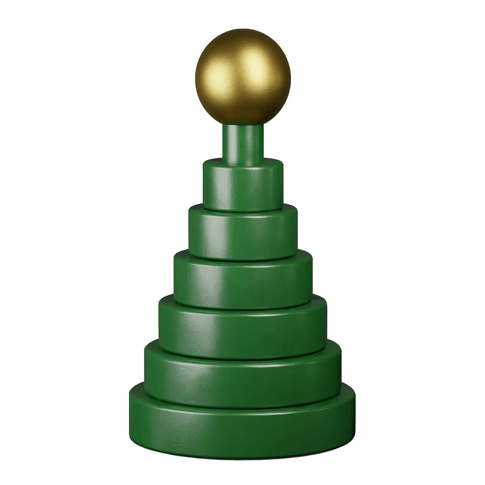 Kay Bojesen Joulukuusi Koriste 13,5 cm Vihreä