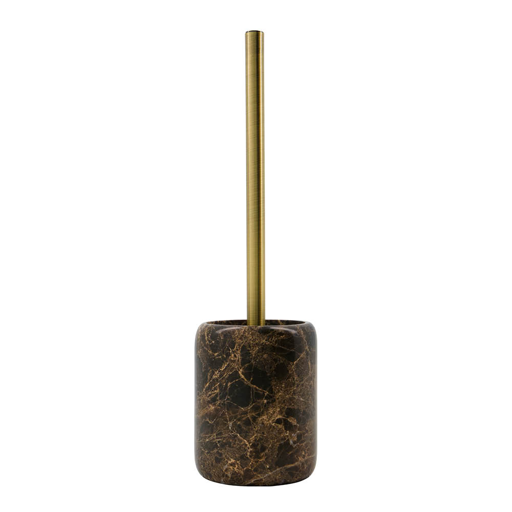 House Doctor - Able wc-harja 36x10 cm ruskea marmori/messinki