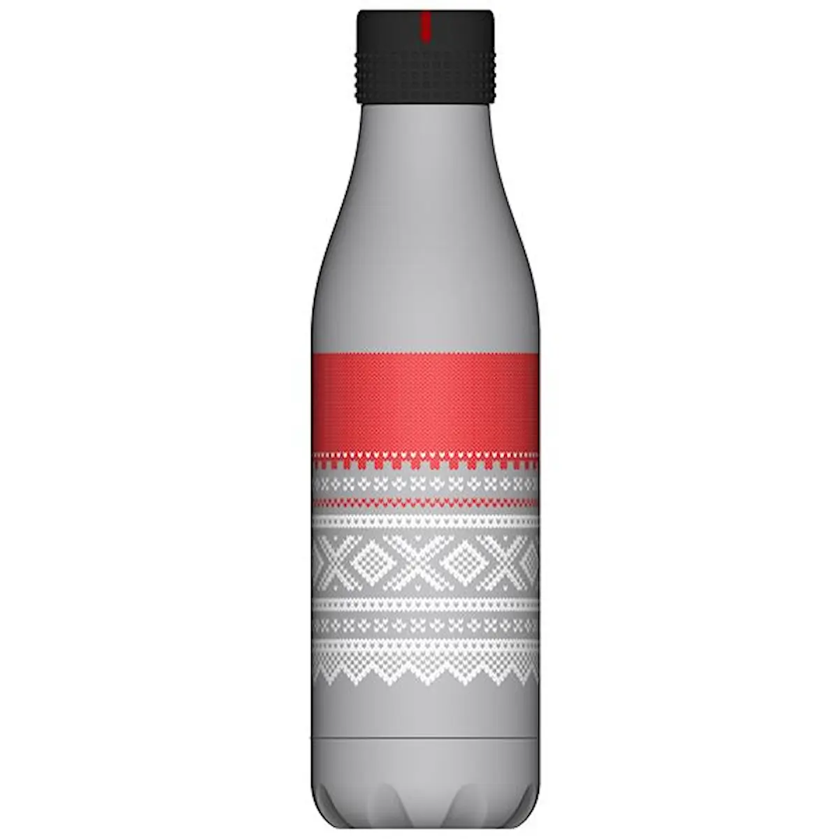 Les Artistes Bottle Up Marius Termoflaska 0,5L Grå/Röd