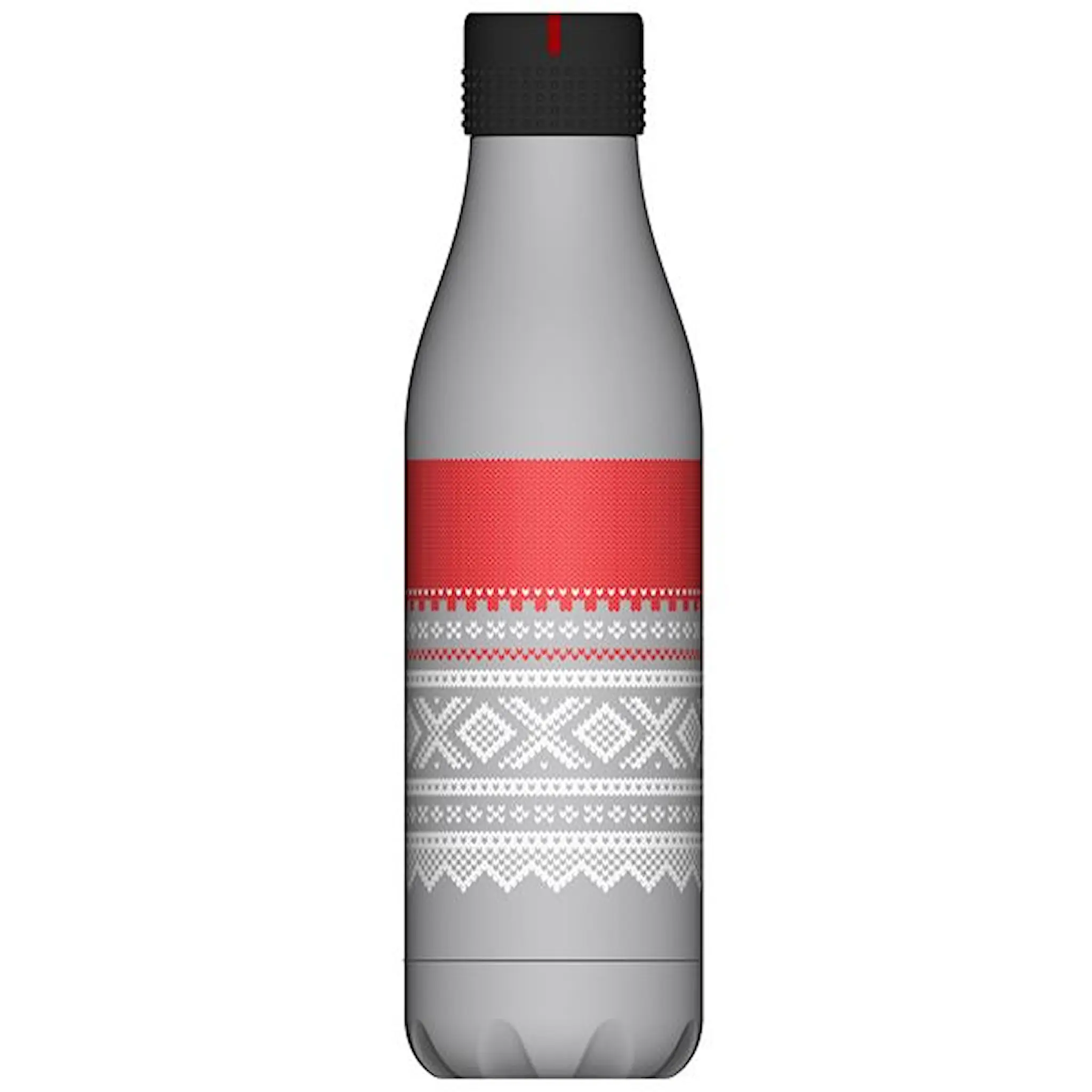 Les Artistes Bottle Up Marius Termoflaska 0,5L Grå/Röd/Vit