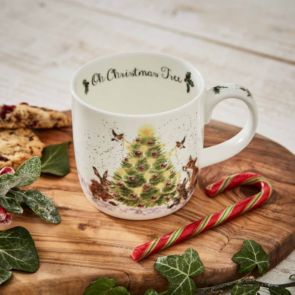 Wrendale Design Mugg 31 cl Oh Christmas Tree Mugg 31 cl