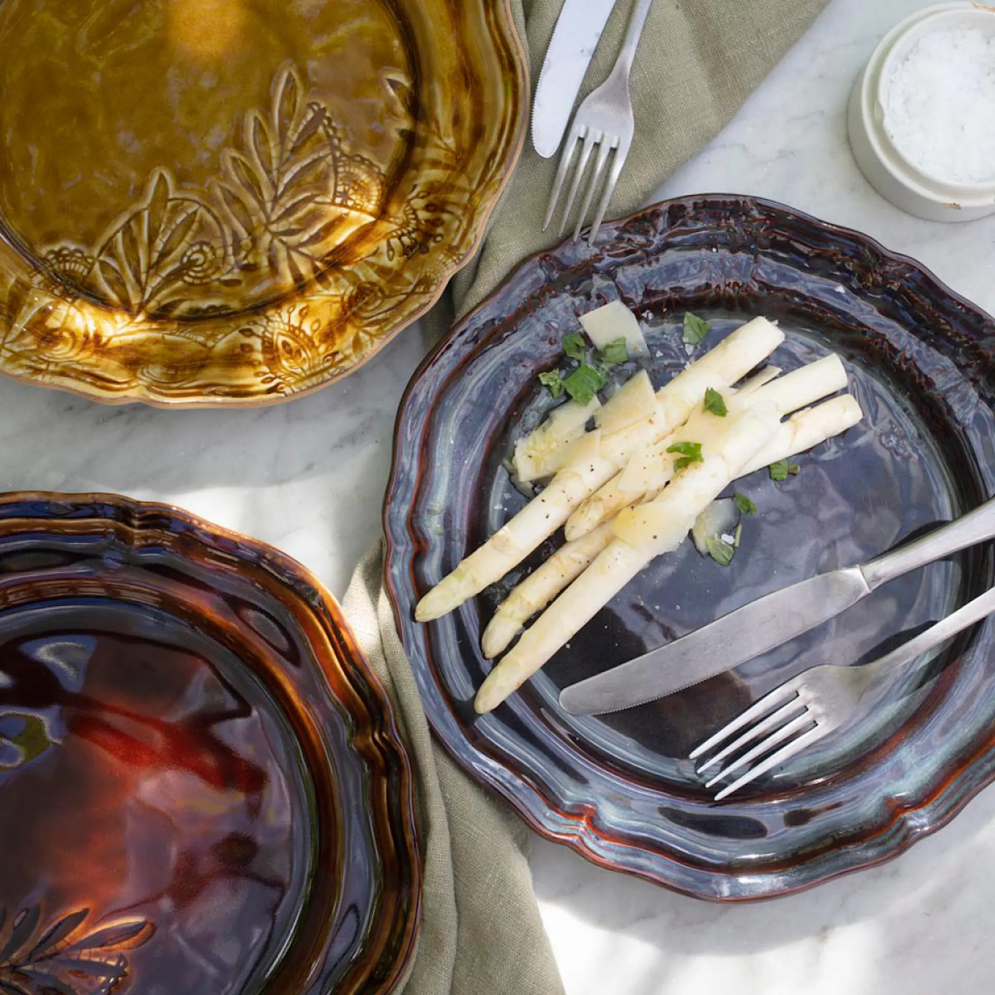 Sthål Arabesque tallrik 28 cm thunder