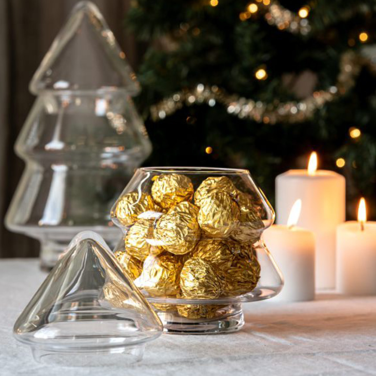 Muurla Glasskrukke 20 cm gran