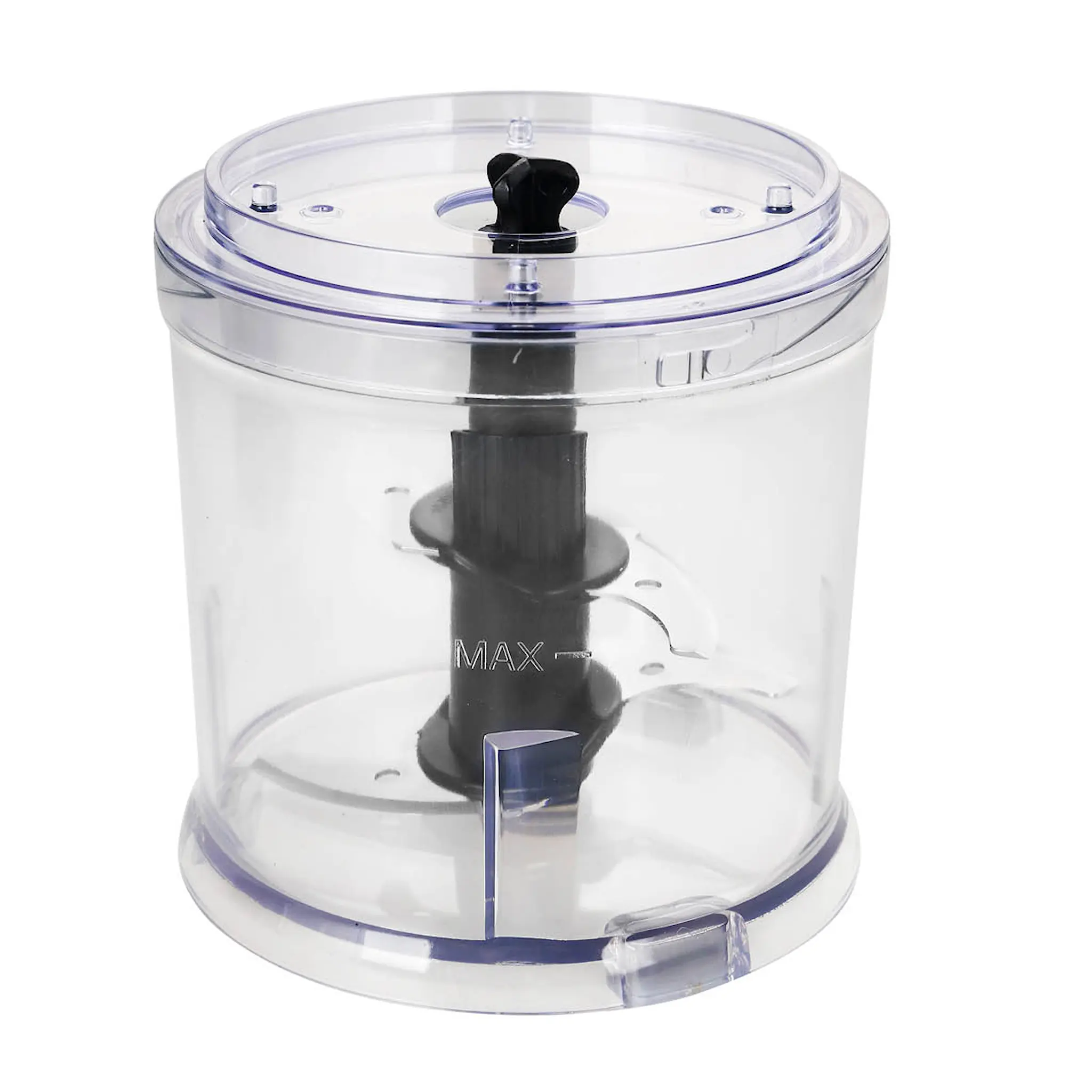EMERIO Elektrisk minihackare 0,5 L med 4 knivar svart