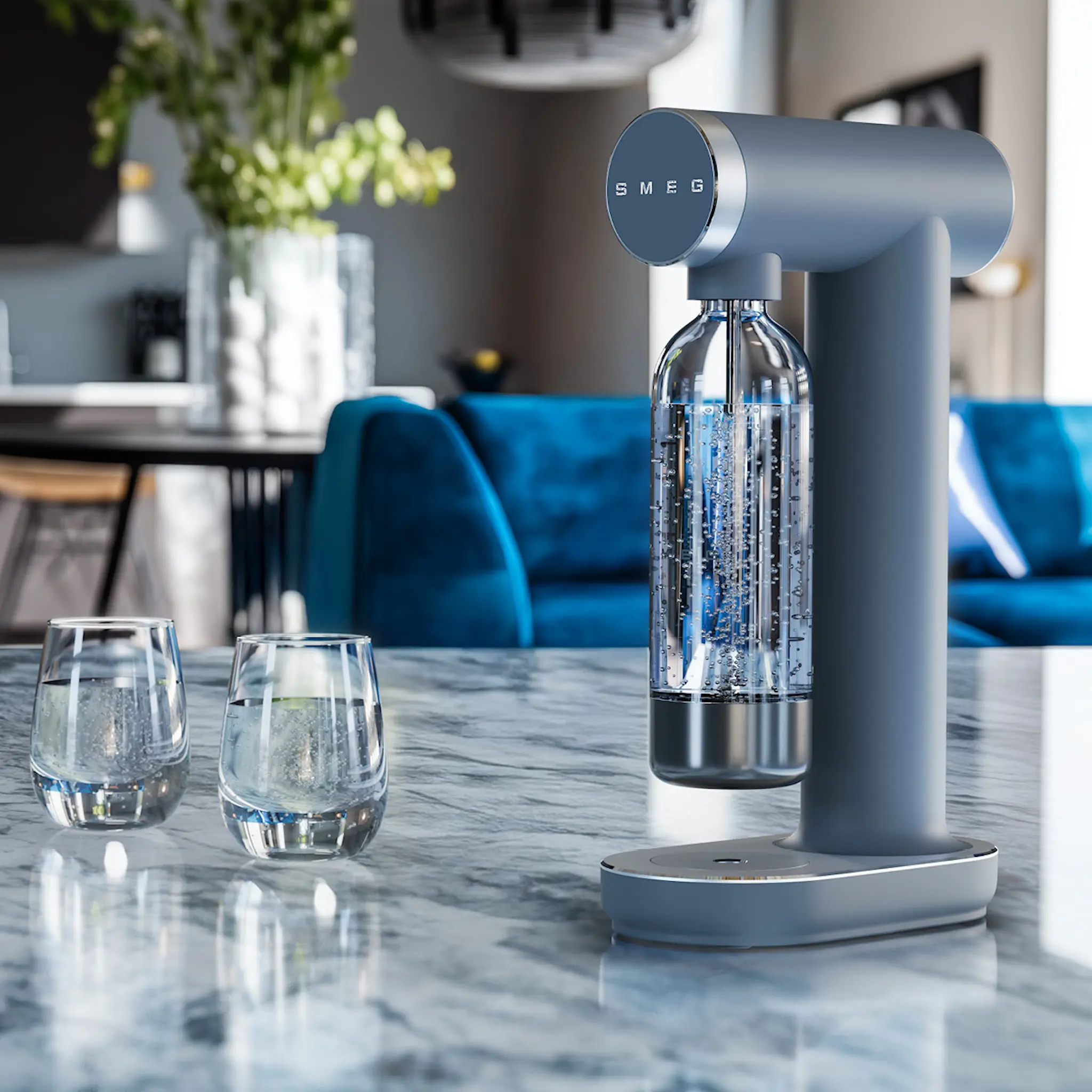 Smeg Collezione SKC01 kullsyremaskin 0,8L storm blue hover