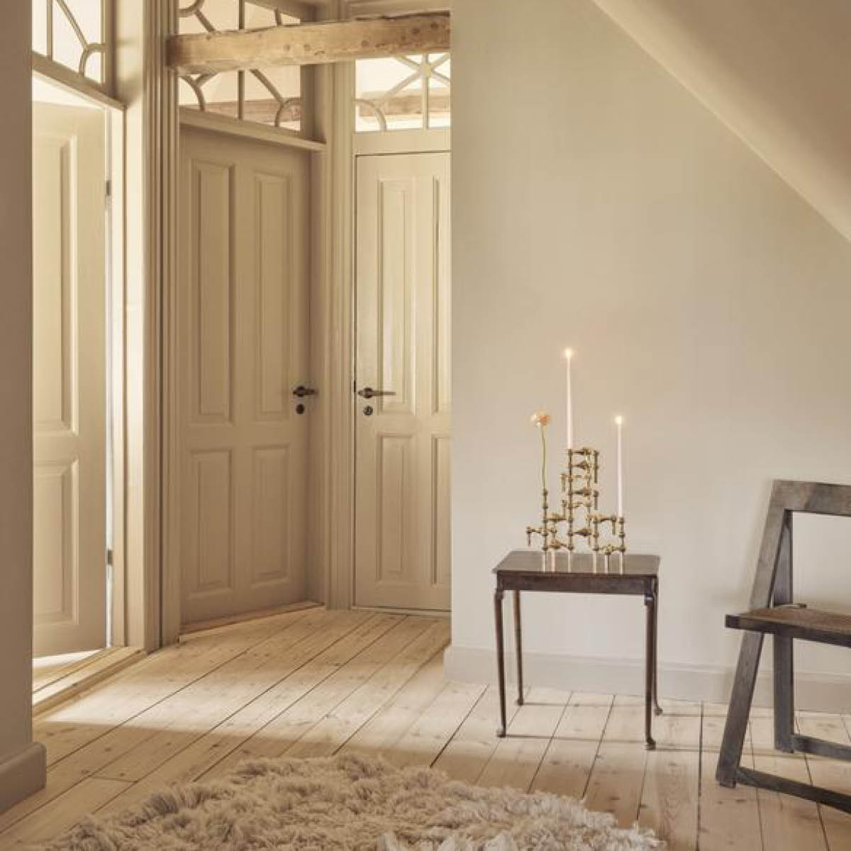 Stoff Nagel Ester & erik stearinlys 29 cm 6 stk mild rosa