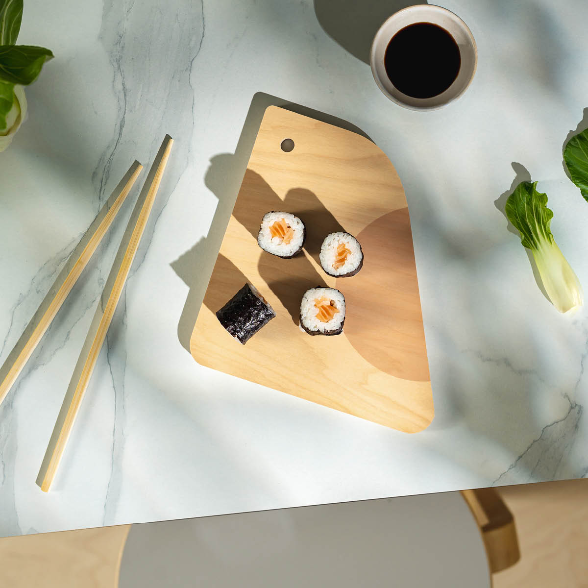 Muurla Fauna skärbräda/serveringsbricka Fågel 19x18 cm rosa