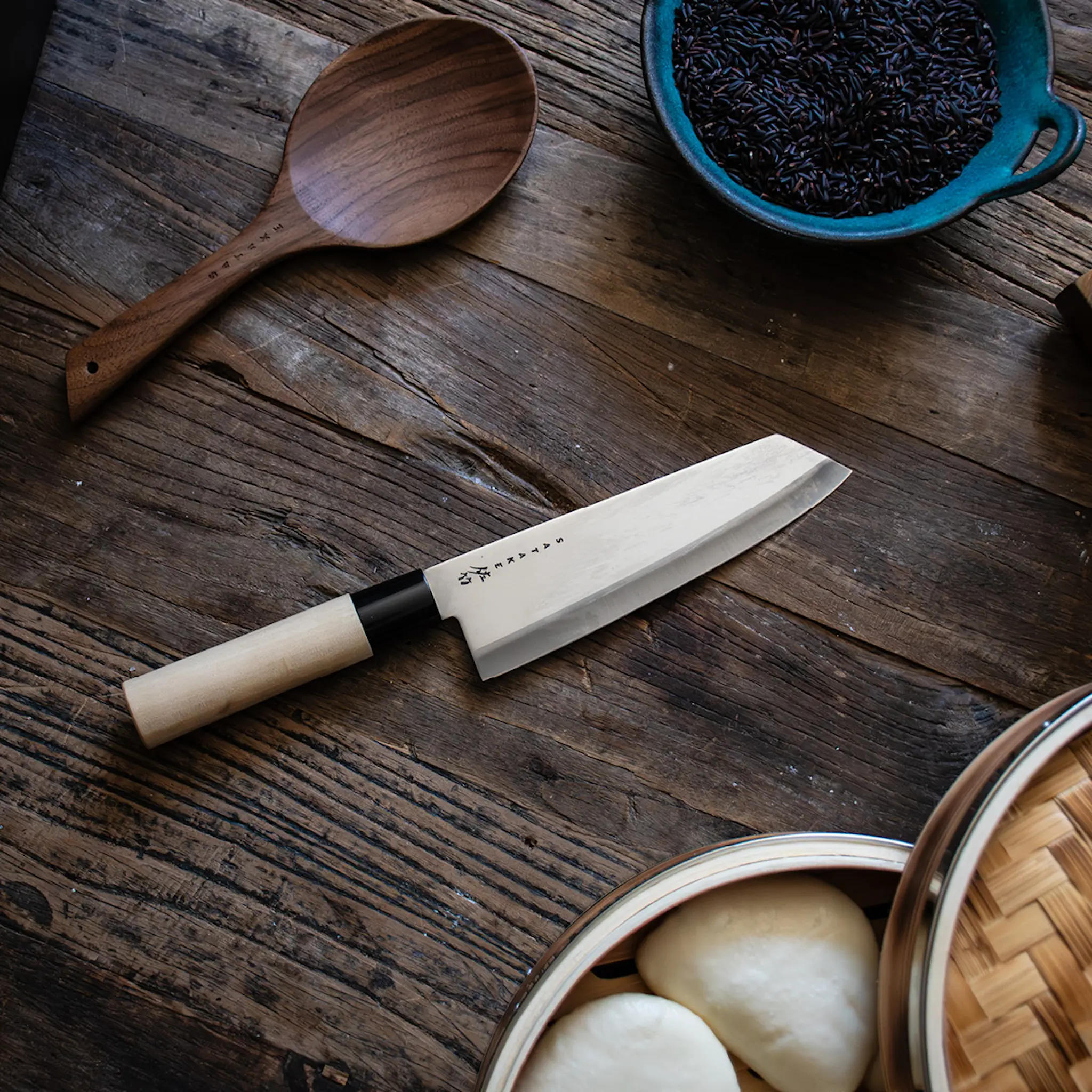 Satake Houcho bunka allroundkniv/kockkniv 17 cm