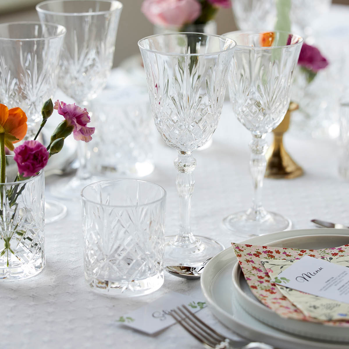 Lyngby Glas Melodia Vitvinglas 21 cl 4-pack Klar