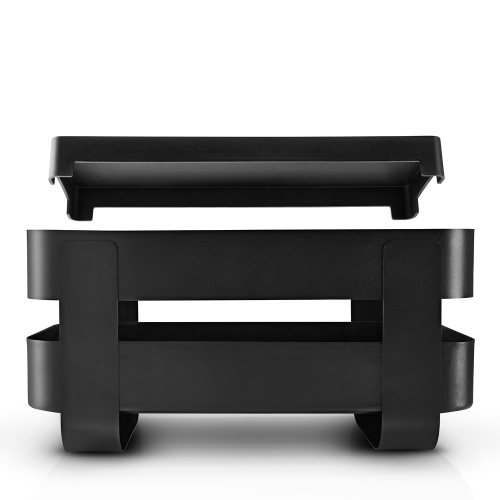 Eva Solo Självvattnande örtkruka stål black