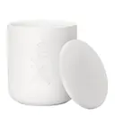 Doftljus i keramik 9×7,5 cm vit (citrus)