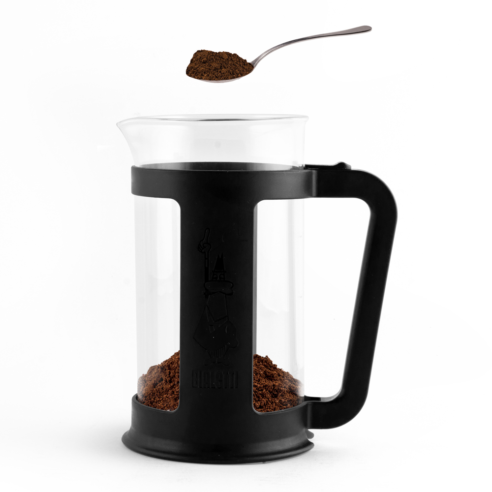 Bialetti Smart Presskanna 0,35 L Svart/Klar