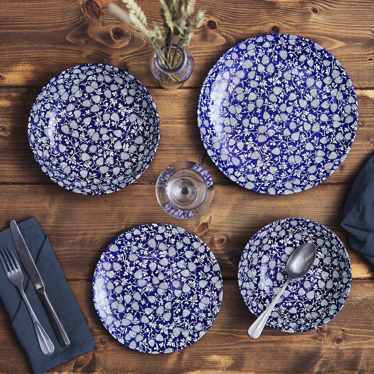 Wade Eton tallerken 28 cm blå