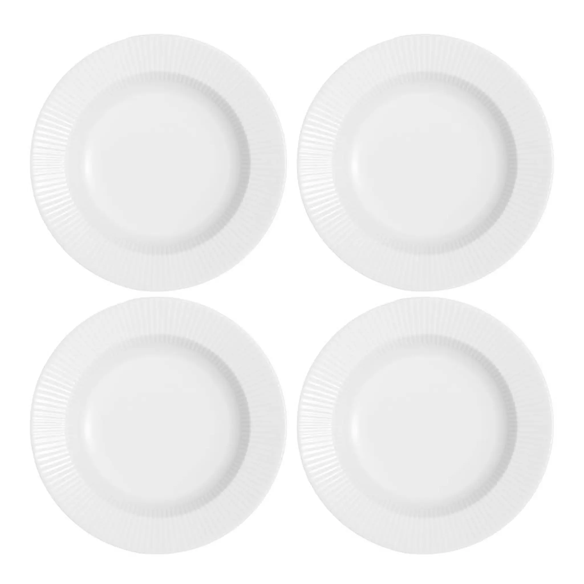 Eva Trio Legio Nova tallrik djup 25 cm 4-pack vit