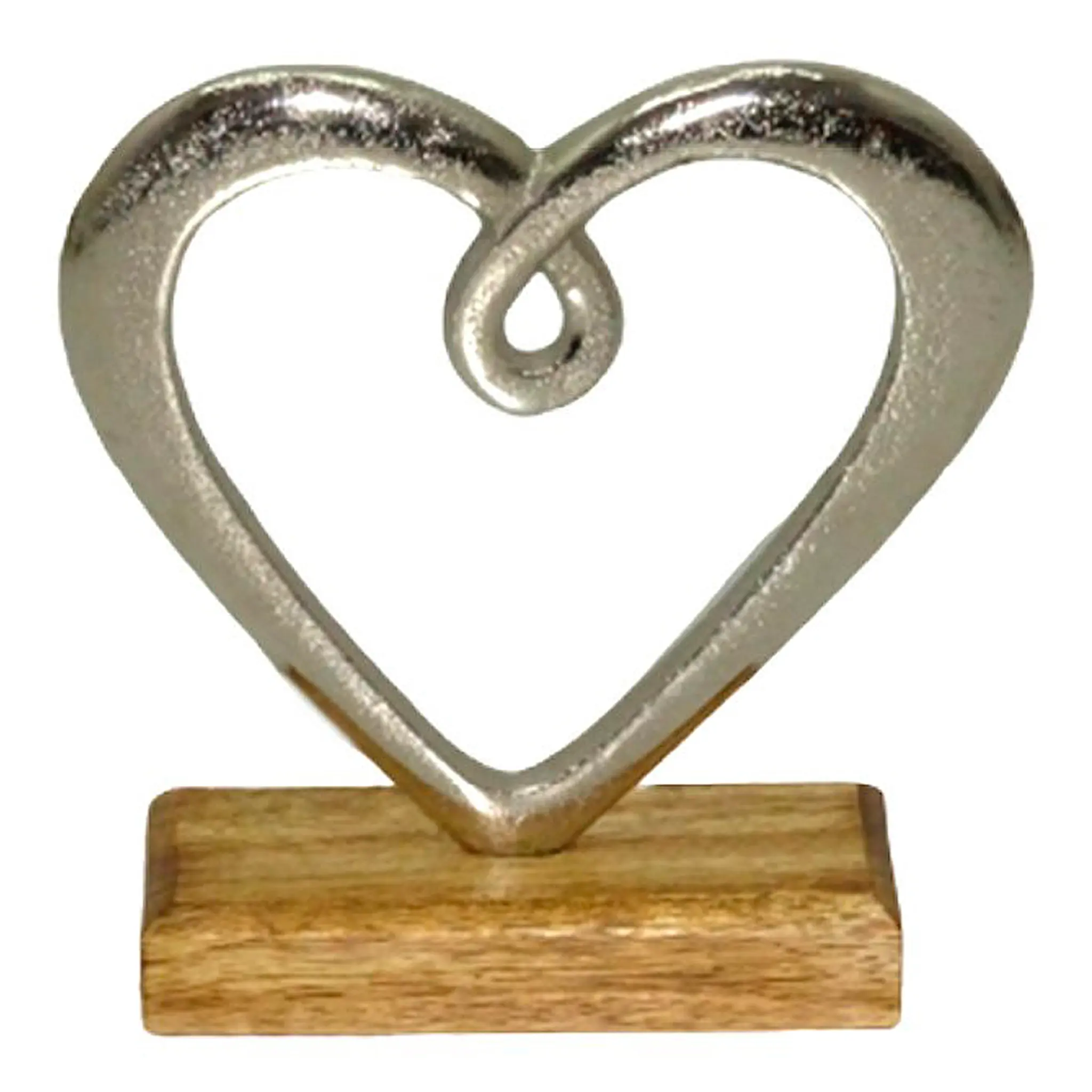 Dorre Hedy Skulptur Hjärta 16 cm Aluminium