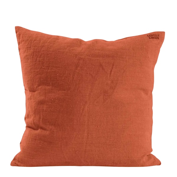 Lovely kuddfodral linne 50x50 cm Cayenne