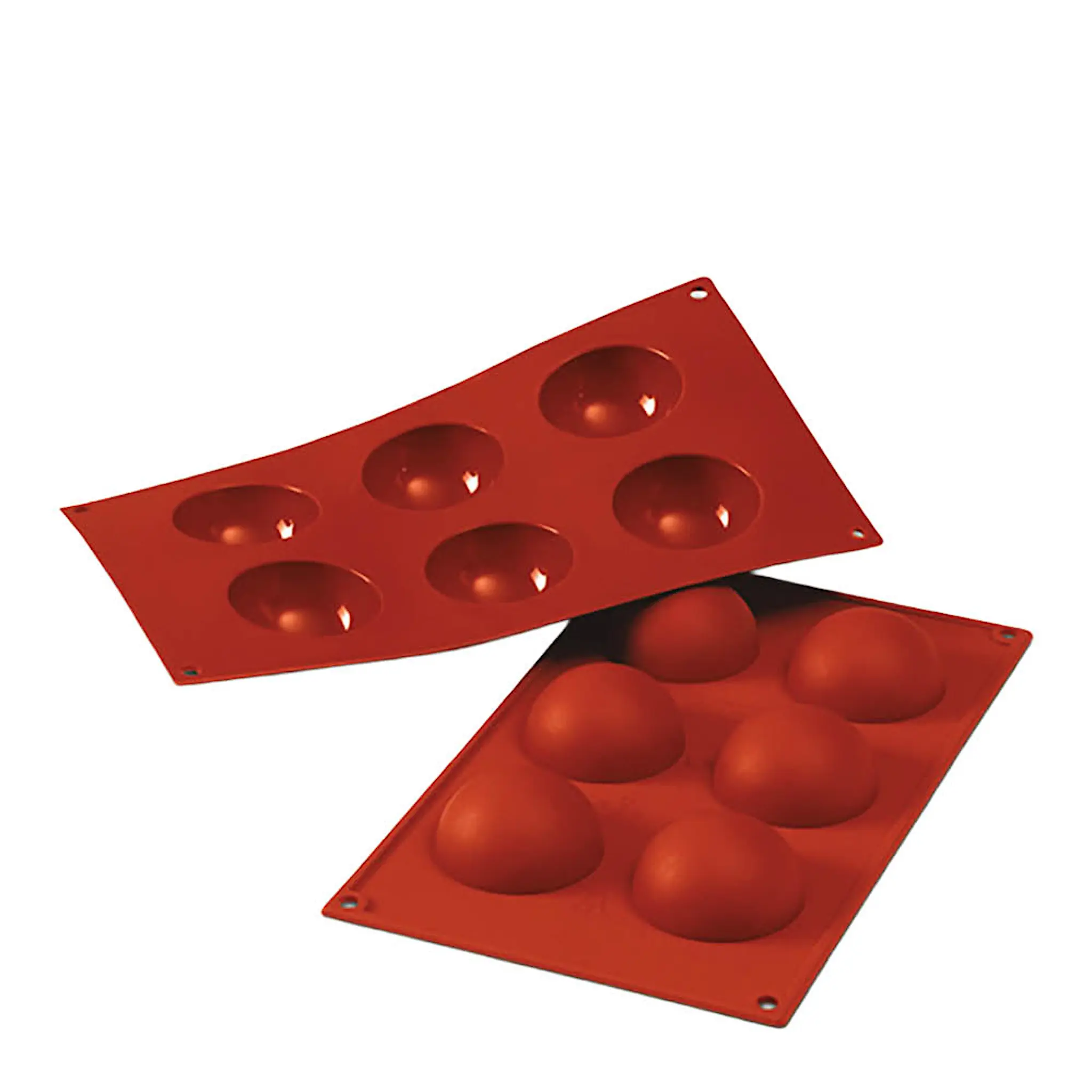 Silikomart Silikonform Kupoler 6 st 6x3 cm