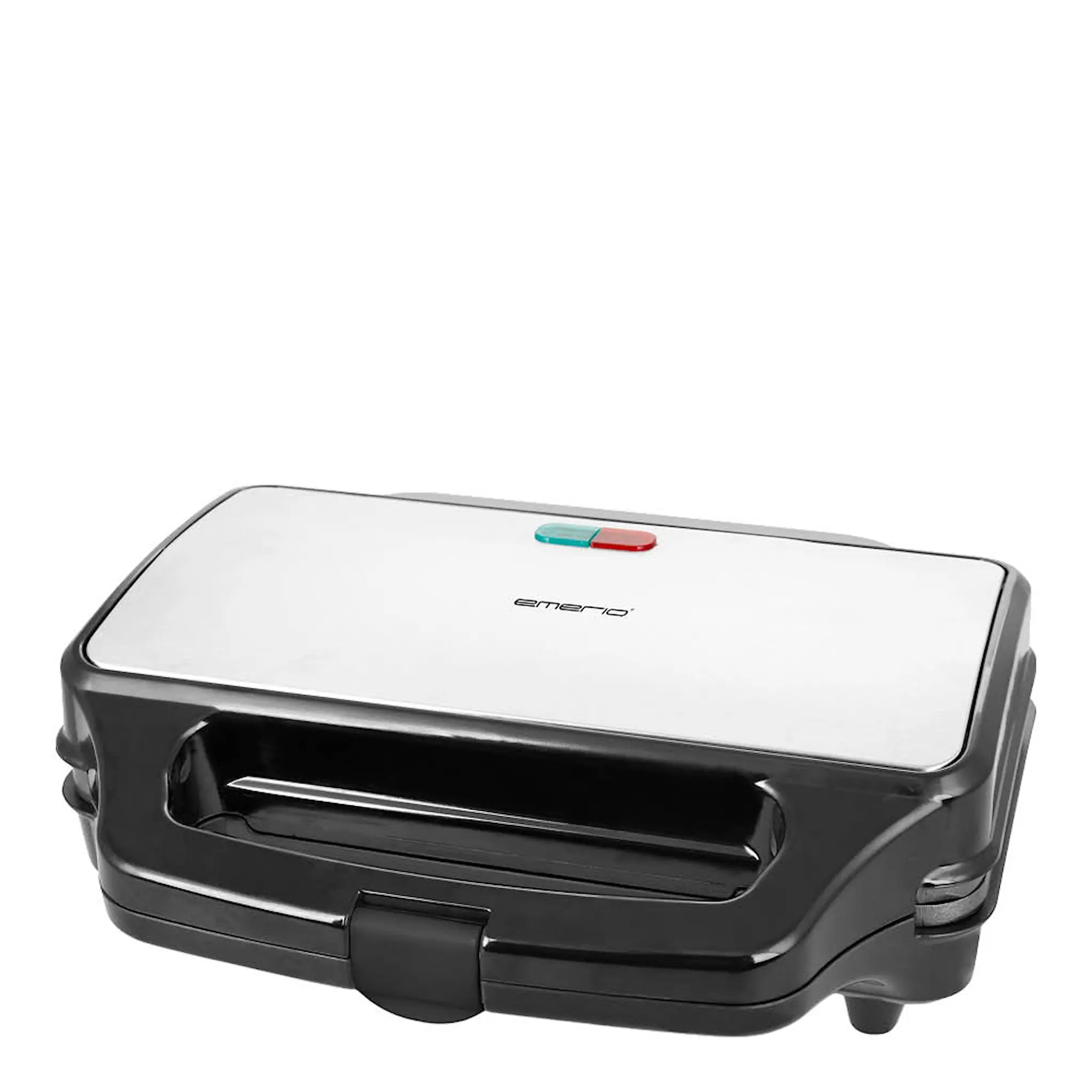 EMERIO Toastjern XXL 32x27 cm 900W rustfritt stål/svart