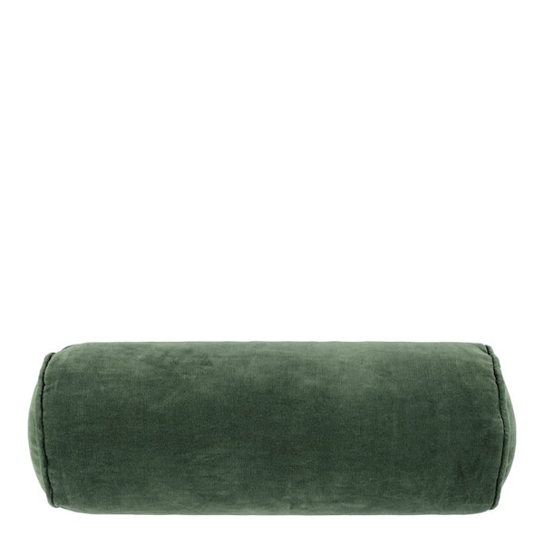 Bolster kudde sammet 55x20 cm mossgrön