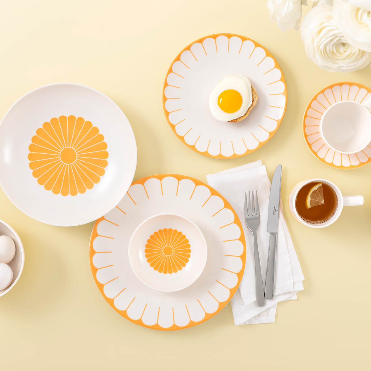 Villeroy & Boch Fleur soleil frokosttallerken/desserttallerken 21 cm gul