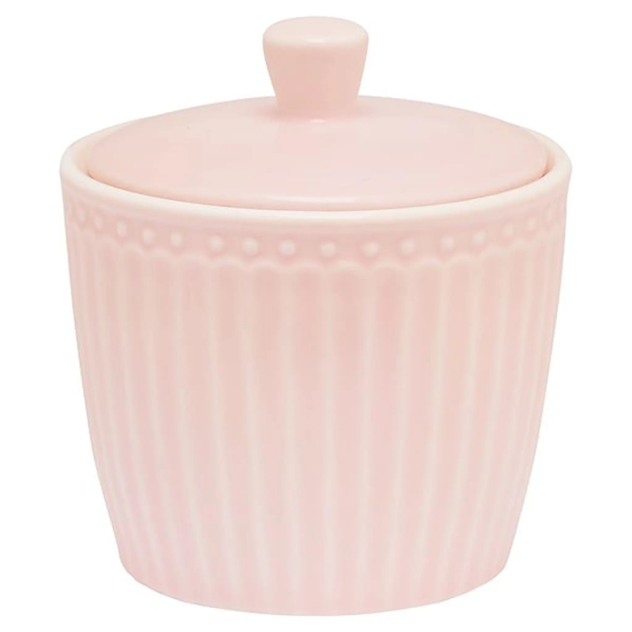 GreenGate Everyday Alice sockerskål 10 cm pale pink