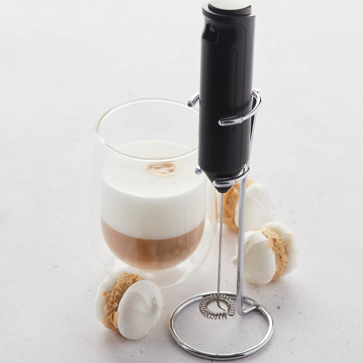 Point Virgule Melkeskummer elektrisk m/ stativ 24 cm svart