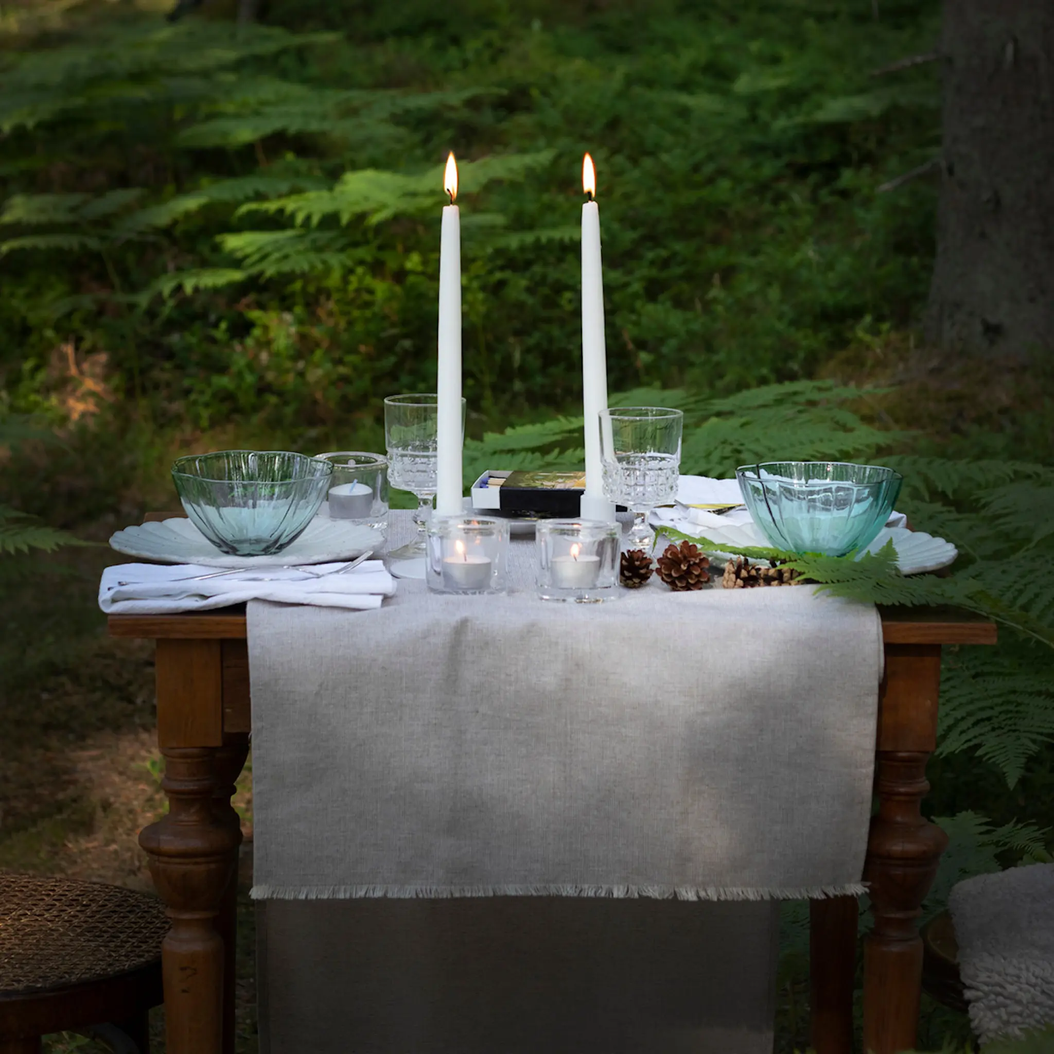 Liljeholmens Antiikkikynttilä 26,4 cm 30 kpl Valkoinen