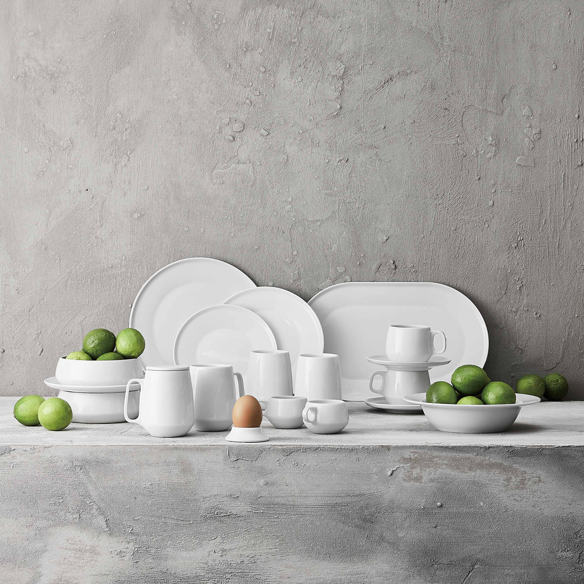 Aida ENSO tallrik 26 cm super white