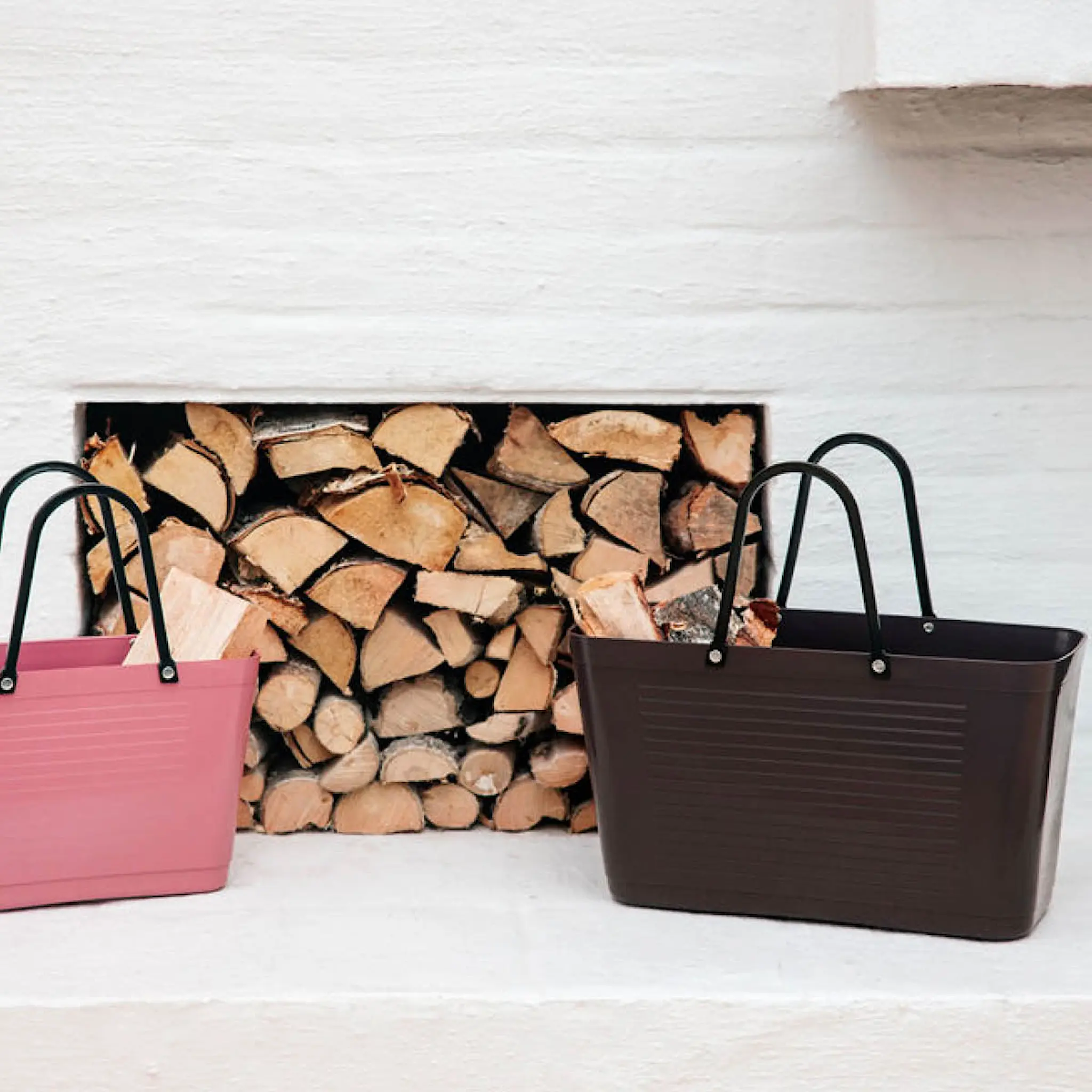 Hinza Green Plastic veske stor 15 L brun