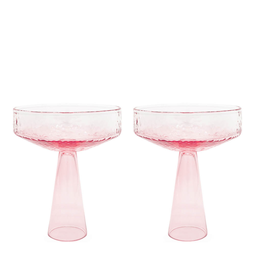 Brût Claude champagnekupa 25 cl 2-pack rosa