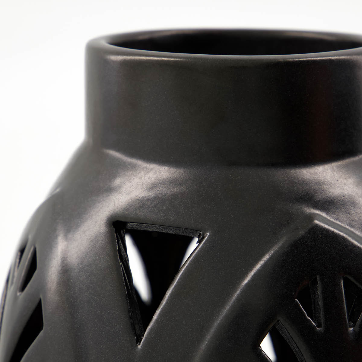 House Doctor Elm Kynttilälyhty 14,5x22 cm Musta