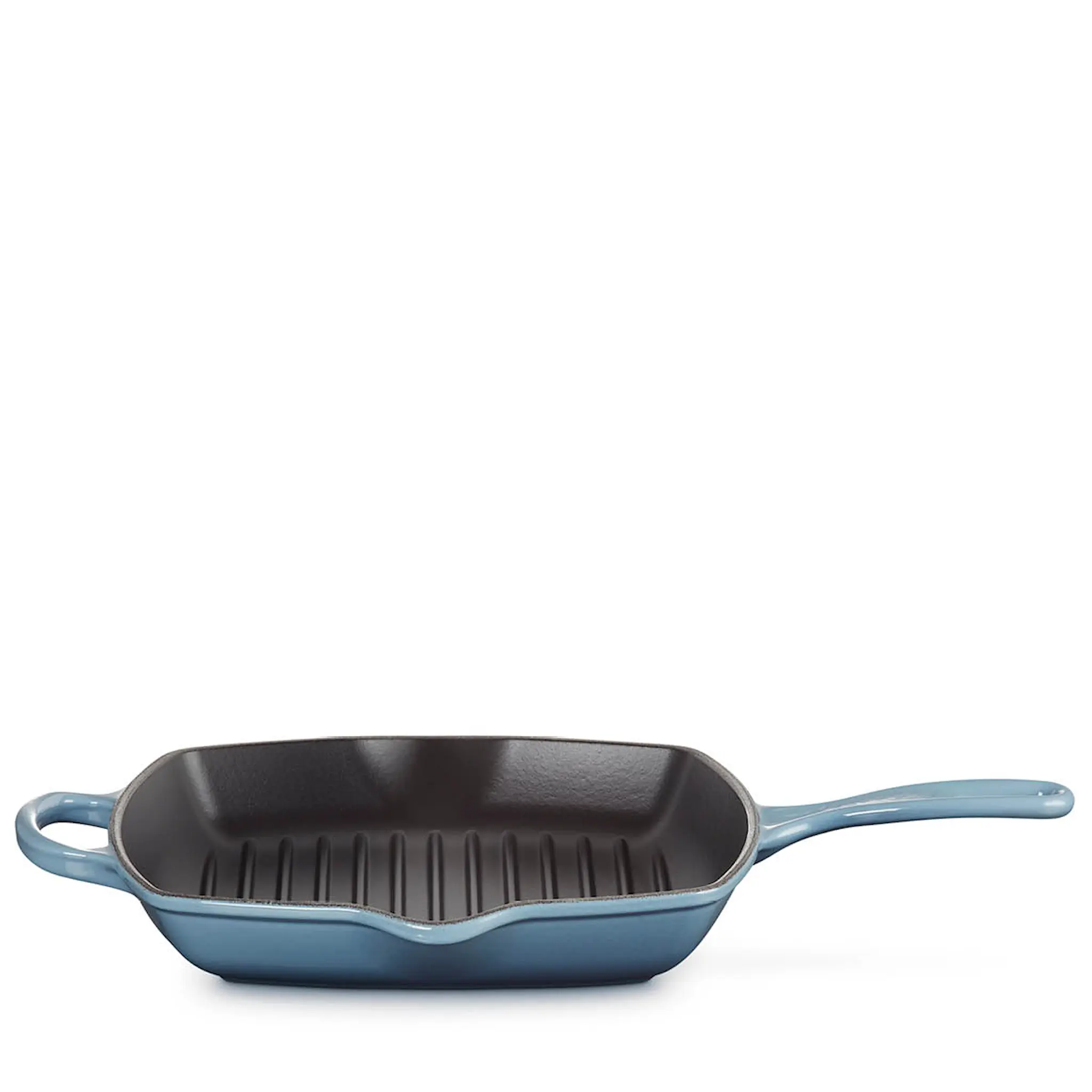 Le Creuset Signature Grillpanna kvadratisk 26 cm Chambray