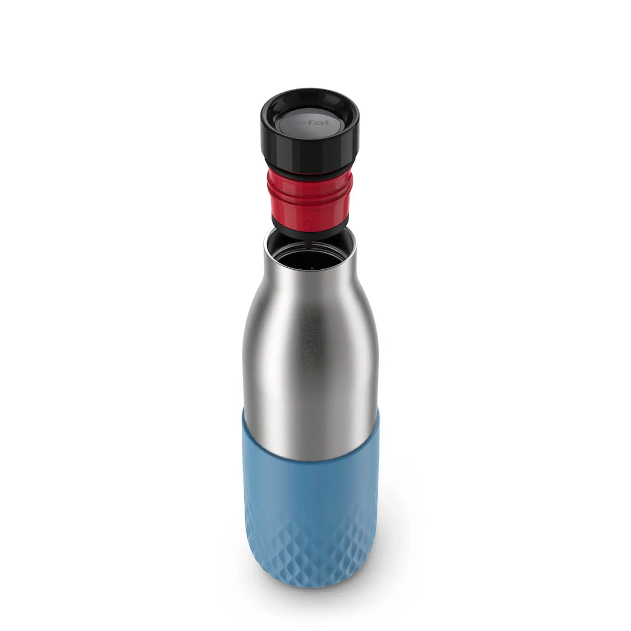 Tefal Bludrop Sleeve Dricksflaska 50 cl Blå/Silver