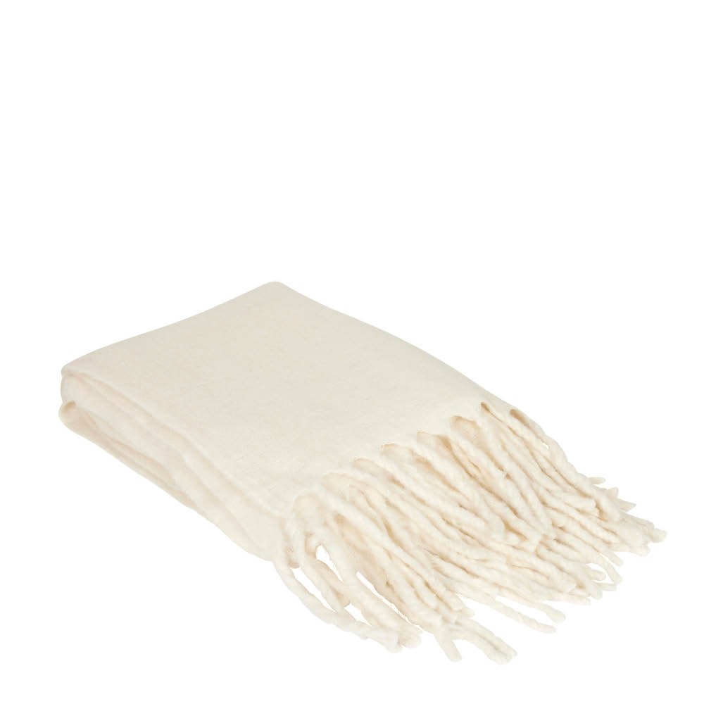 Fondaco Nord pläd 130x170 cm enfärgad offwhite