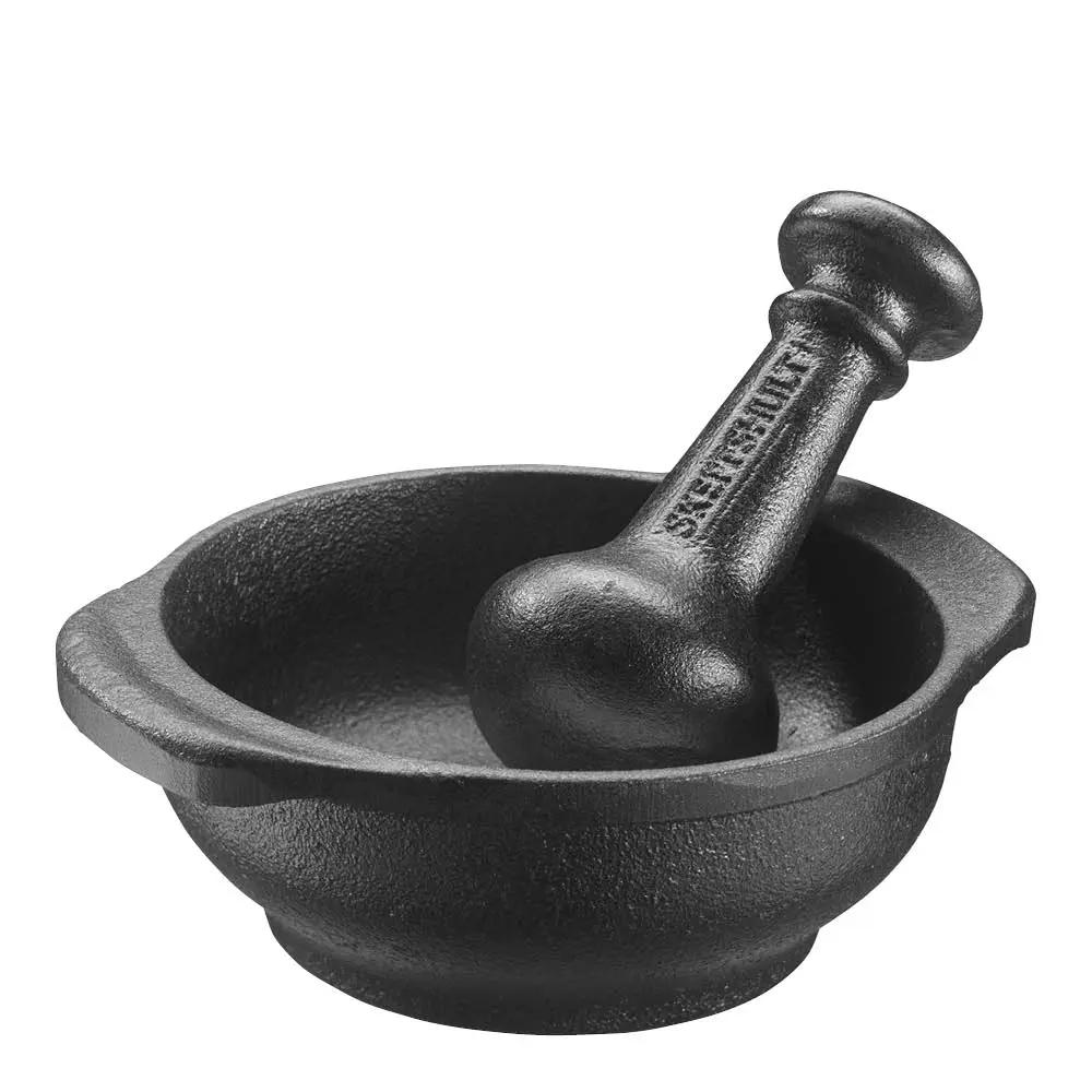 Morter 11 cm støpejern svart
