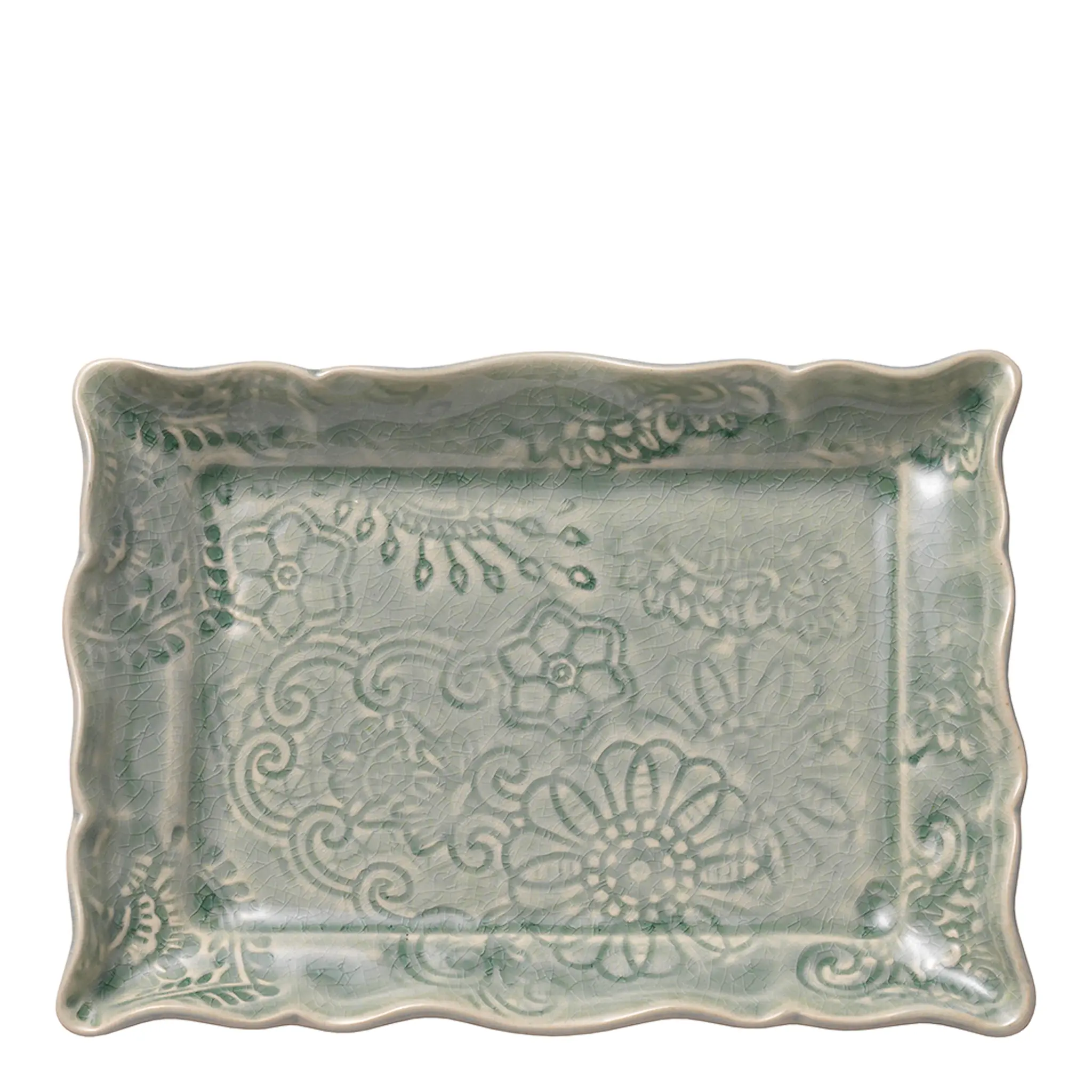 Sthål Arabesque Assiett 19x13 cm Antique