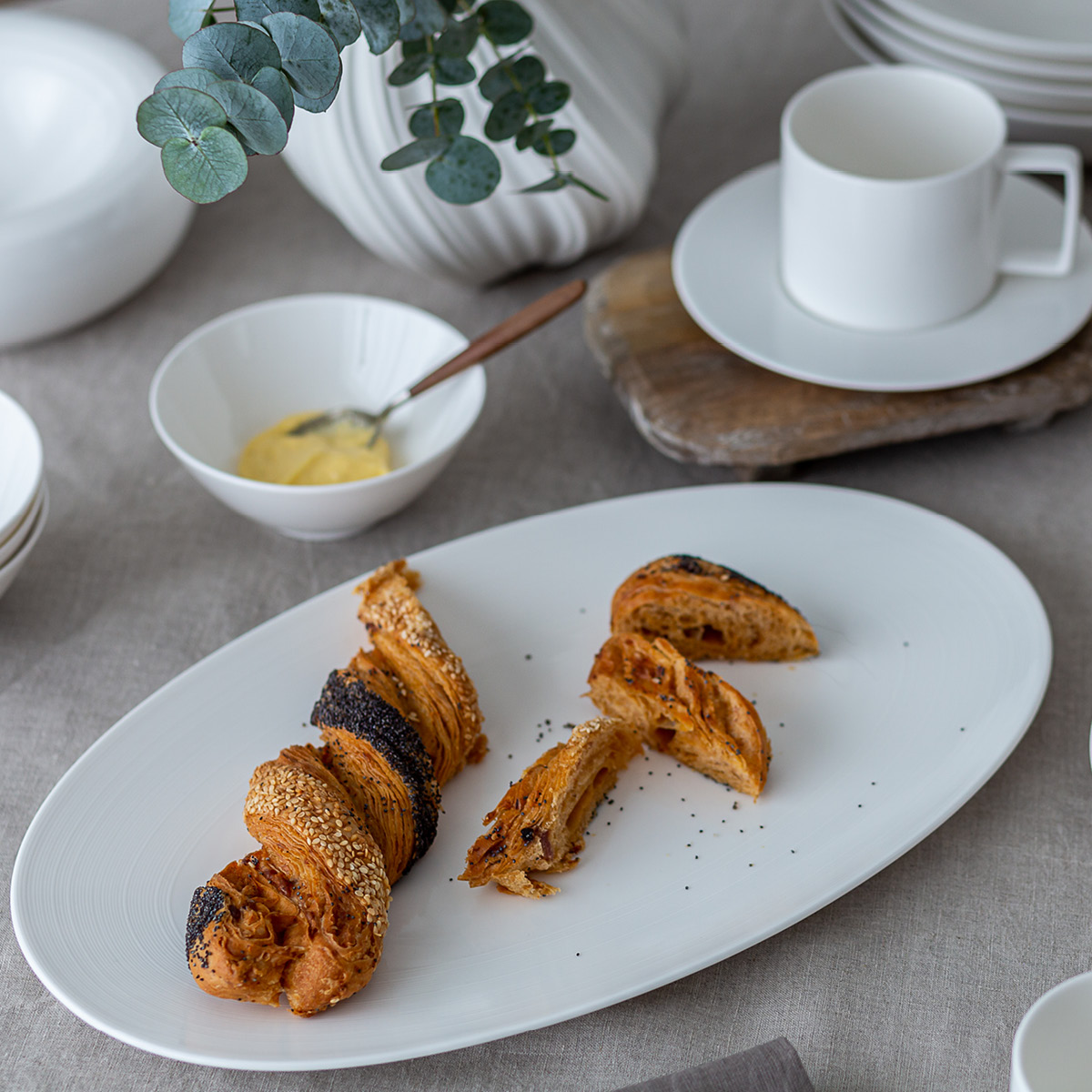 Royal Porcelain Blanche Fat ovalt 40x24,5 cm vit