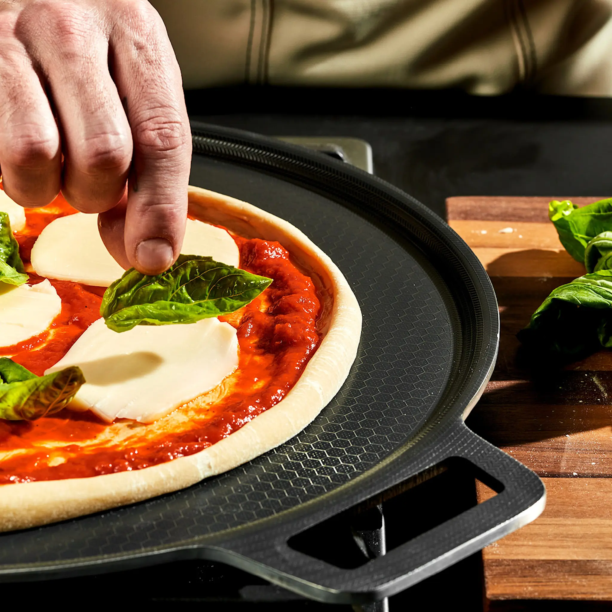 Hexclad Hybrid Pizzateräs Ø35 cm